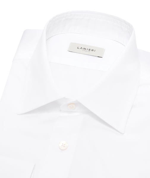 Camisa dobby de algodón blanca