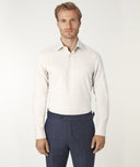 Chemise Flanelle Coton Blanc