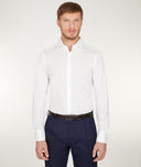 Chemise Coton Piqué Blanc