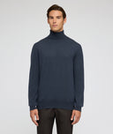 Pull en cachemire bleu pétrole