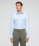Camicia Azzurra Fil-à-fil