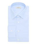 Camisa fil a fil azul claro