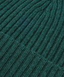 Berretto in cashmere verde