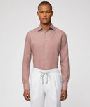 Camicia Lino Rosa